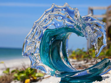 Glass art by David Wight