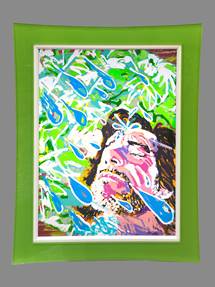 Jim Carrey Sunshower artwork painting Ocean Blue Galleries