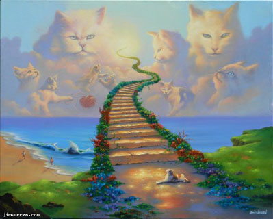 All Cats Go to Heaven by Jim Warren Wyland Galleries of the Florida Keys