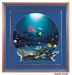 Ariel's Ocean Ride Giclee by Wyland - Wyland Galleries of the Florida Keys