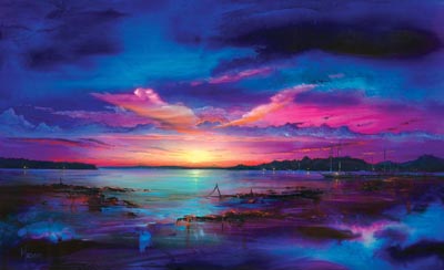 Breaking Dawn by Stephen Muldoon - Wyland Galleries of the Florida Keys