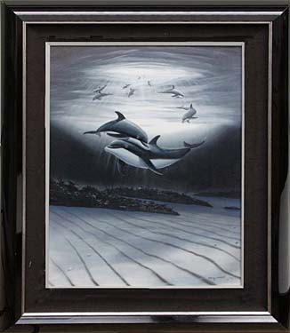 Dolphin Affection by Wyland - Wyland Galleries of the Florida Keys
