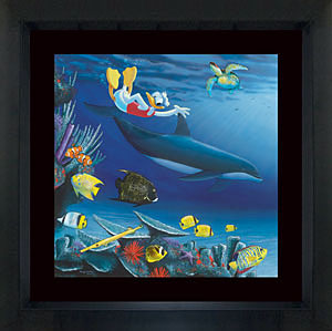 Donald Diver- Disney by Wyland - Wyland Galleries of the Florida Keys