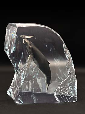 First Born Lucite by Wyland - Wyland Galleries of the Florida Keys