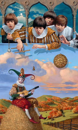 Fool on the Hill III - Michael Cheval Wyland Galleries of the Florida Keys