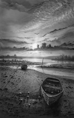 Grey Tide by Stephen Muldoon - Wyland Galleries of the Florida Keys.