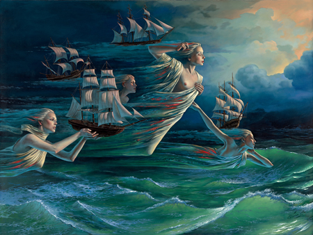 Harbor of Hope - Michael Cheval Wyland Galleries of the Florida Keys