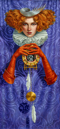 Levity of Time - Michael Cheval Wyland Galleries of the Florida Keys