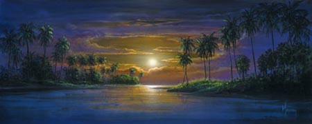 Lovers Cove by Stephen Muldoon - Wyland Galleries of the Florida Keys