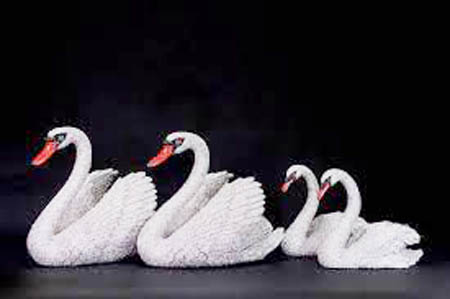 Swan Family - Clarita Brinkerhoff Wyland Gallery
