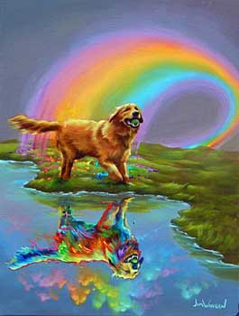 Gold at the End of the Rainbow by Jim Warren Wyland Galleries of the Florida Keys