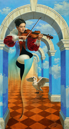 Swanolin - Michael Cheval Wyland Galleries of the Florida Keys