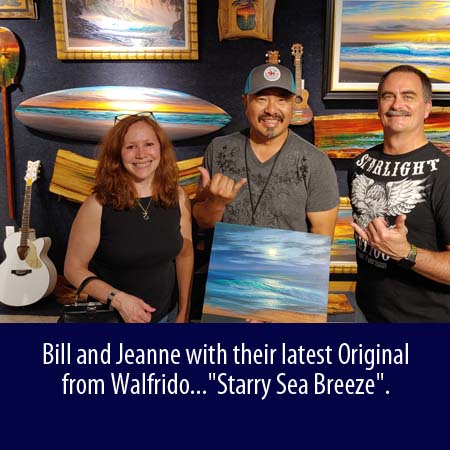 Walfrido Garcia - Starry Sea Breeze - Wyland Gallery Sarasota