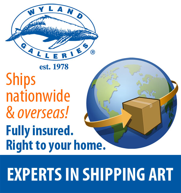 Wyland Galleries ships nationwide and overseas - experts in shipping art