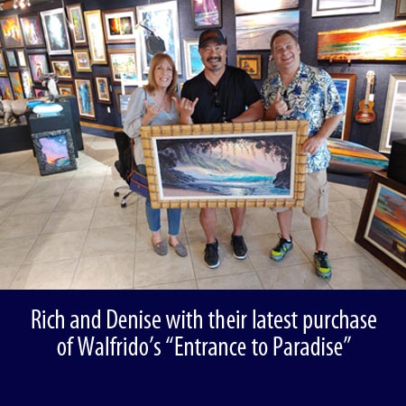 Rich-and-Denise-with-their-latest-purchase-of-Walfridos-Entrance-to-Paradise