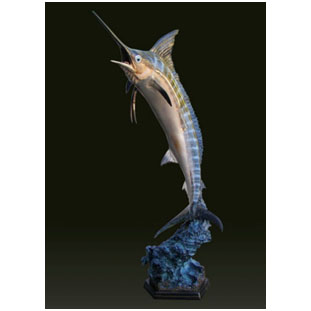 Large Marlin Wyland Bronze Sculpture