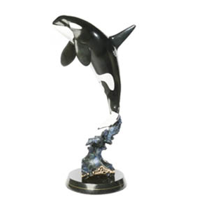 Orca Dream by Wyland - medium size bronze sculpture