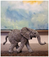 Baby Elephant by Clarita Brinkerhoff Baby Elephant by Clarita Brinkerhoff at Wyland Galleries of the Florida Keys