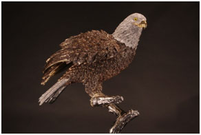 Bald Eagle by Clarita Brinkerhoff at Wyland Galleries of the Florida Keys