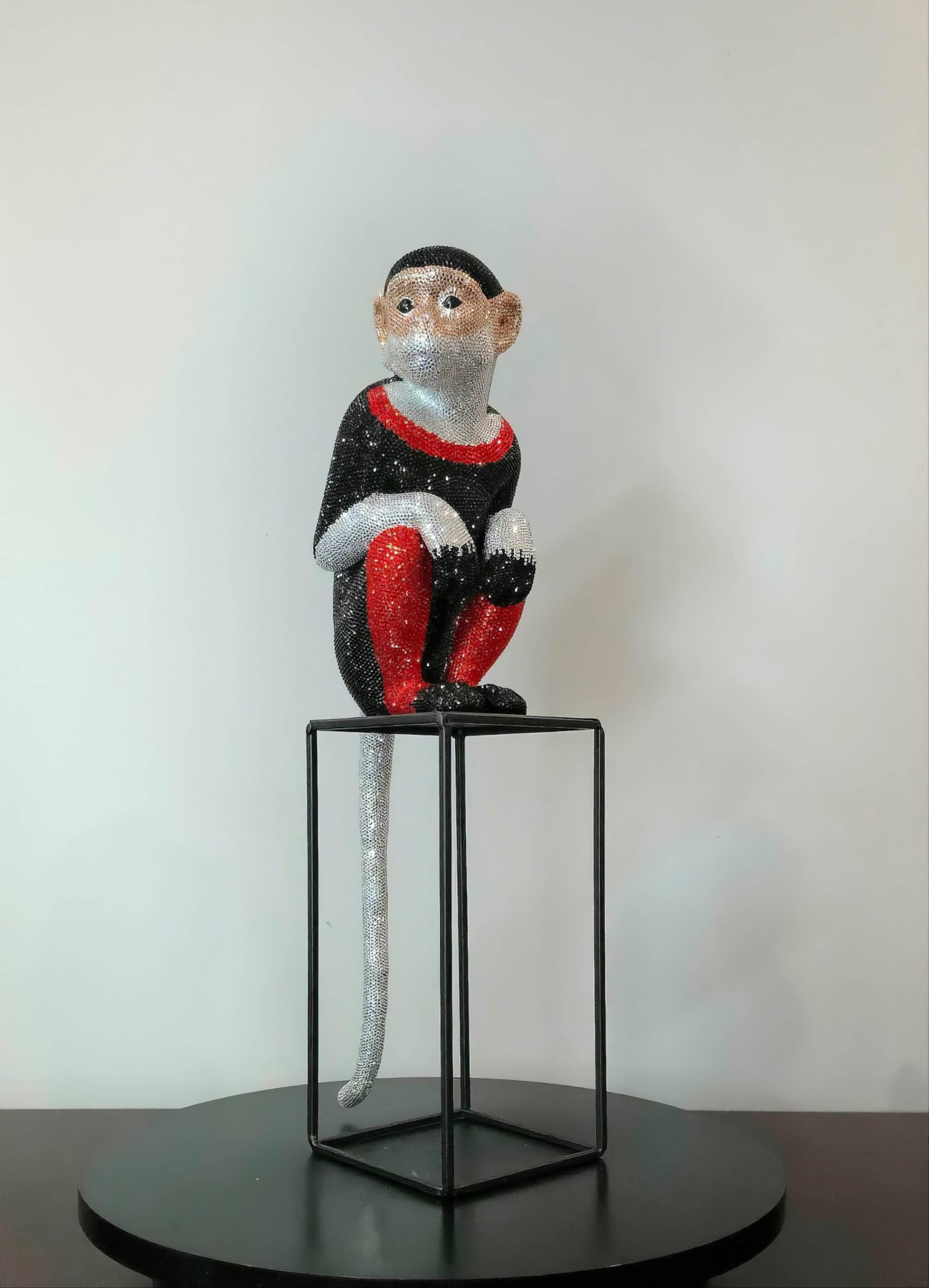 Red Shanked Douc Monkey by Clarita Brinkerhoff