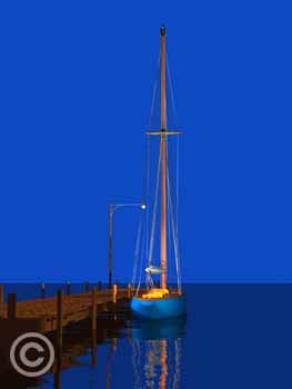 Early Morning Blue by Stephen Harlan at Wyland Galleries