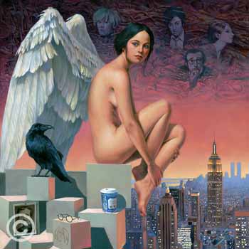 Angel Of NYC by Michael Cheval - Art for Sale