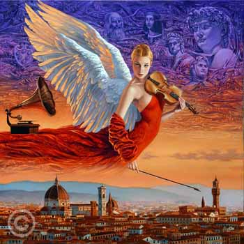 Angel of Florence by Michael Cheval - Art for Sale
