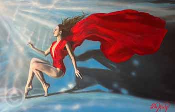 Taking the Floor by Michael DeWulf at Wyland Galleries