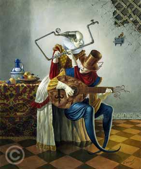 Distilled Blues by Michael Cheval