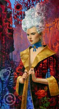 Hesitation by Michael Cheval