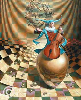 Roll Over Beethoven by Michael Cheval