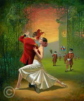 Royal Tango III by Michael Cheval