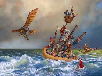 Ship of Fools by Michael Cheval
