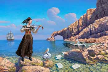 Songs of Island of Sirens II by Michael Cheval