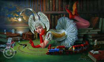Train Of Thought by Michael Cheval