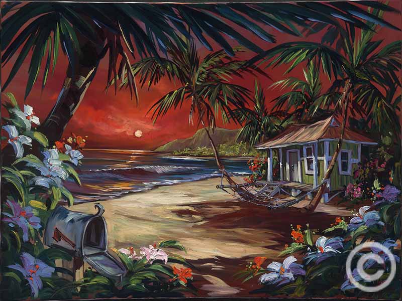 Evening Paradise by Steve Barton at Wyland Galleries