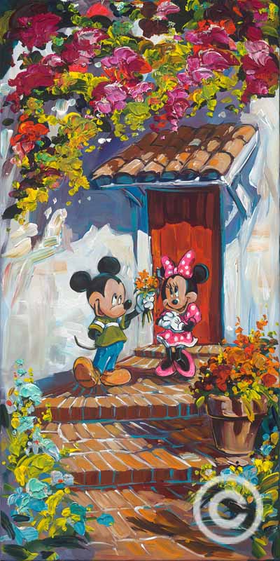 Romance blossom Disney Art by Steve Barton