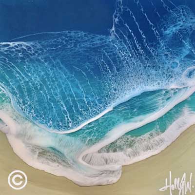 Holly Weber Resin art for sale at Wyland Galleries of the Florida Keys