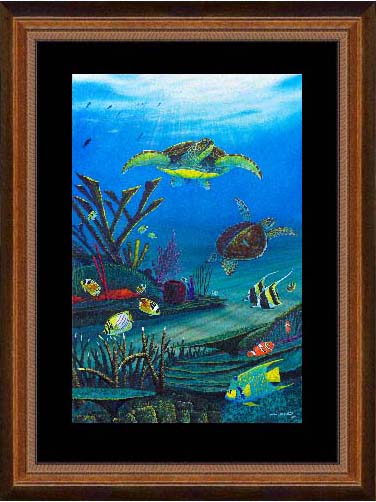 A Coral Reef Life Wyland Giclee 38x29 at Wyland Galleries