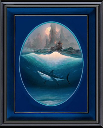 Aumakua And The Ancient Voyagers Wyland Giclee 39x33 at Wyland Galleries