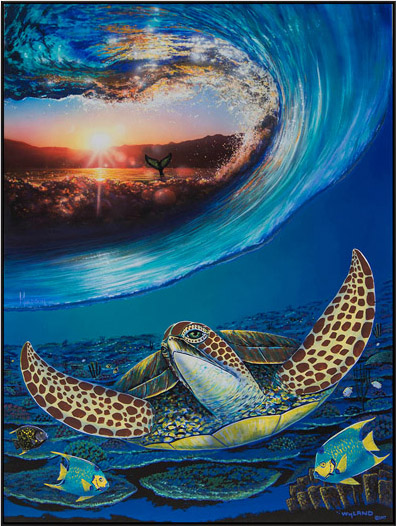 Water is Life Wyland Art on Metal at Wyland Galleries of the Florida Keys