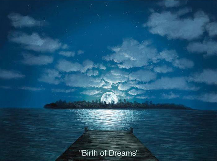 Birth of Dreams - Art by Walfrido Garcia at Wyland Galleries of the Florida Keys