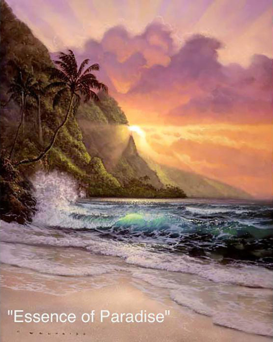 Essence of Paradise - Art by Walfrido Garcia at Wyland Galleries of the Florida Keys