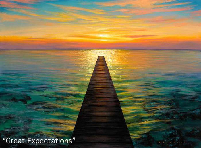 Great Expectations - Art by Walfrido Garcia at Wyland Galleries of the Florida Keys