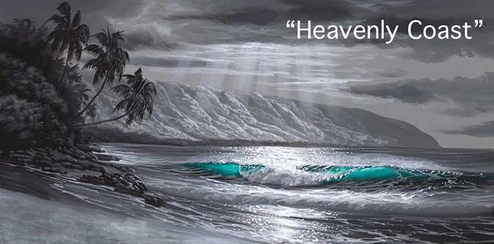 Heavenly Coast - Art by Walfrido Garcia at Wyland Galleries of the Florida Keys