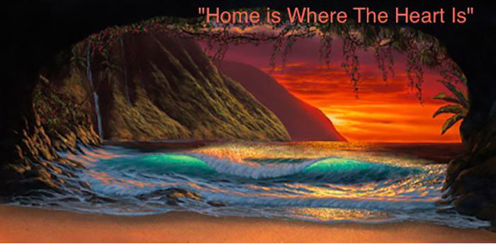 Home Is Where the Heart Is - Art by Walfrido Garcia at Wyland Galleries of the Florida Keys
