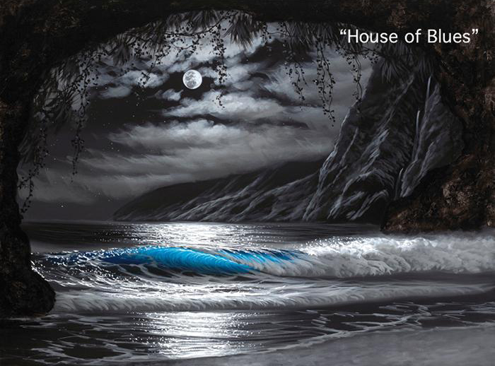 House of Blues - Art by Walfrido Garcia at Wyland Galleries of the Florida Keys