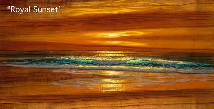 Royal Sunset - Art by Walfrido Garcia at Wyland Galleries of the Florida Keys