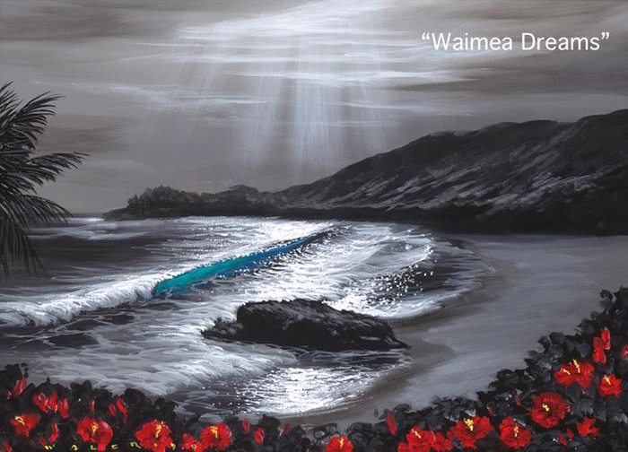 Waimea Dreams - Art by Walfrido Garcia at Wyland Galleries of the Florida Keys