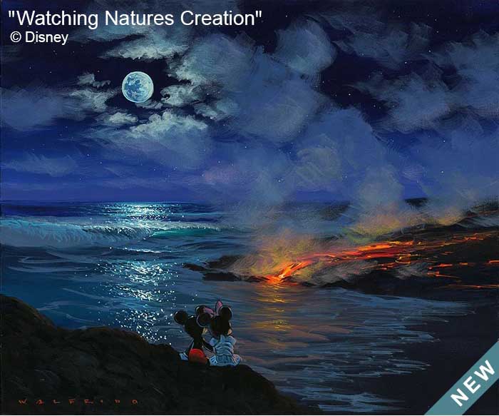 Watching Natures Creation Art by Walfrido Garcia at Wyland Galleries of the Florida Keys